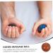 Handmade Health Ball Set - 2pcs Hand Massage Devices for Muscle Relief & Fitness Training - Red Brown 5x5x5cm - Buy Online on GoSupps.com