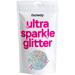 Hemway Premium Ultra Sparkle Glitter 100g / 3.5oz Multi Purpose Metallic Flake for Arts Crafts Nails Cosmetics Resin Festival Face Hair - Shaped (1/8 0.125 3mm) - Silver Holographic Fibre