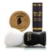 Satin Tip White Synthetic Shave Brush & Smolder Soap Kit - Premium Shaving Essentials for a Luxurious Grooming Experience | International Shipping Available - Buy Online on GoSupps.com