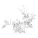 HAPINARY Wedding Hair Accessories Hair Headband Bride Headpieces for Wedding Rhinestone Headband for Bridal Headband Bride Headbands Wedding Bride Headband Rhinestone Headpiece