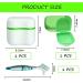 Buy Bukcyue Prostheses Storage Box - Denture Case with Cleaning Brushes for Safe Storage | Green - Buy Online on GoSupps.com