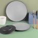 Dishes Plates Frosted Disc Household Kitchen Restaurant Flat Plate Dinner Plate Dessert Plate Grey Simple Flat Plate Hotel Restaurant Commercial Disc Home Dining Plate (Size : 005) - Buy Online on GoSupps.com