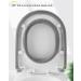 Albideyaa 2Pack Warm Toilet Seat Cover Pads - Soft & Thick, Washable with Handle - Winter Toilet Seat Cover Mat Set - Buy Online on GoSupps.com