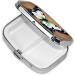 Cute Butterfly 2 Compartment Pill Case | Small Travel Pill Organizer Box for Pocket & Purse - Buy Online on GoSupps.com