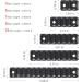 Aecktech MMloks Rail Section Accessories - Lightweight Aluminum, Matte Black (5-Piece Set) - Buy Online on GoSupps.com