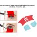 2 Set Nose Contour Stencil Nose Shadow Template Multifunctional Makeup Aid Tool Reusable Silicone Portable Ergonomic Eyeliner Guard Pads for Makeup Beginners - Buy Online on GoSupps.com