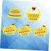 Didiseaon 5pcs Squiz Chicken Toy Set - Easter Party Favors & DIY Crafts | Non-Woven Fabric Baby Toys for Education & Puzzle Fun - Buy Online on GoSupps.com