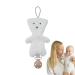 Buerfu Baby Pacifier Clip | Plush Bear Holder & Soothing Toy Clip for Boys & Girls - Universal Fit for Most Pacifiers - Buy Online on GoSupps.com