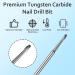 Shop CGBE 3/32 Inch Nail Miller Attachments - Wolframcarbid Drill Bits for Nail & Foot Care | Remove Dead Skin & More - Buy Online on GoSupps.com