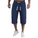 Cewifo workout shorts linen color cut short pants for men from cotton casual men's pants 18 pants short black linen pants men white short linen pants men summer 5xl a1-marine l