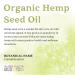 Aura Cacia Organic Hemp Seed Oil - Pure & GCMS Tested - 118ml (4 fl oz) - Buy Online on GoSupps.com