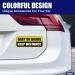 GEEKBEAR Baby on Board Magnet (Yellow/Black) - Reflective Bumper Safety Warning Sign - Buy Online on GoSupps.com