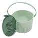Makeup Brush Cleaning Bowl Silicone Brush Cleaning Mat with Drying Holder Washing Tool for Art Brush Cosmetic Sponge Green