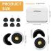 Premium Noise Cancelling Ear Plugs for Sleeping - Reusable Silicone with 3 Size Eartips & Portable Case (White - Buy Online on GoSupps.com