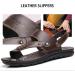 Men's Leather Flip Flops for Plantar Fasciitis | Lightweight Bunion Splints & Vintage Orthopedic Sandals - Size 9.5 Black - Buy Online on GoSupps.com