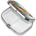 Fish Printing 2 Compartment Small Pill Case - Cute Travel Pill Organizer for Pocket & Purse - Perfect Gift - Buy Online on GoSupps.com
