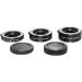 Movo MT-SE47 3-Piece AF Chrome Macro Extension Tube Set for Sony Alpha Mirrorless Cameras - Buy Online on GoSupps.com