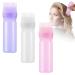 LJAPPLIED 3 Pcs Root Comb Applicator Bottle Hair Dye Brush Bottle Hair Oil Applicator Bottles 60 ML Hair Dyeing Bottle Brush Comb with Graduated Scale for Hair Root Comb Coloring