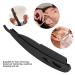 Portable Stainless Steel Foldable Razor Stand for Men | Beard Hair Removal & Haircuts at Home - Black - Buy Online on GoSupps.com