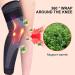 Tourmaline Acupressure Self-Heating Knee Pads | Mugwort Shaping Socks | Wormwood Knee Sleeve (Large, Black) - Buy Online on GoSupps.com