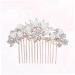 Angoily Fashion Headwear Pearl Comb Crystal Hair Comb Vintage Hair Comb Bridal Hair Comb Pearl Hair Pin Rhinestone Hair Clip Photography Props Bride Wedding Hair Accessories - Buy Online on GoSupps.com