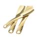 FRCOLOR 3pcs Makeup Bottle Spatula Metal Cosmetic Spoon Spatulas Makeup Beauty Spoons Makeup Spoon Makeup Spatula Eye Cream Vibration Lotion Applicator Skin Care Miss Massage Device Stick 6X1.3cm Golden