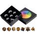 Nupuyai 7 Pieces Tiger Eye Platonic Solids Set | Sacred Geometry & Reiki Healing Crystals in Gift Box | Brown Healing Stones for Spiritual Growth - Buy Online on GoSupps.com