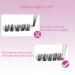 D-10mm 10mm Lash Clusters | 225 Clusters 0.07mm Individual Lashes for Voluminous, Lightweight & Wispy Extensions | Reusable Home DIY False Lashes - Buy Online on GoSupps.com