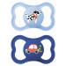Mam S280 Supreme Pacifier 6+ Silicone Blue 2 Pack