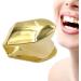 14K Gold-Plated Hip Hop Grillz - Glossy Gold Teeth Cap | Stylish Party Accessories for Men & Women - Buy Online on GoSupps.com
