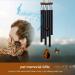 Cat Memorial Wind Chimes Gift Set with Rainbow Bridge Bracelet - Honoring and Remembering Beloved Cats - 28 inches - Buy Online on GoSupps.com