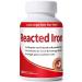 Reacted Iron - Iron 30mg (Ferrous Bisglycinate 325mg) for Red Blood Cell & Energy Support - Supports Anemia Fatigue - No Constipation-100 Capsules