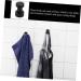Hemobllo 4pcs Hooks Bathroom with Mounted Waterproof Home Premium Practical Mount Household Screws Towels 2.9X1.8CM Black - Buy Online on GoSupps.com