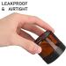 YBCPACK 12-Piece 60ml Brown Glass Ointment Jars - Ideal for Cosmetics Lotions & Creams - Empty Glass Cream Containers for International Shipping - Buy Online on GoSupps.com