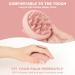 Aimike Silicone Scalp Massage Brush - Stimulate Hair Growth with Rosemary Oil | Wet & Dry Head Massager | Pink Gray-Pink - Buy Online on GoSupps.com