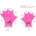 EXCEREY Silicone Webbed Swimming Gloves - Red M - Adult & Kids Water Training Gloves - Buy Online on GoSupps.com