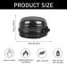 CHAUSA 6-Piece Child Lock Stove Turning Buttons | Safe Stove Switch Protection Cover | Easy Assembly & Disassembly | Black - Buy Online on GoSupps.com