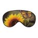 Sleep Eye Masks Butterfly Sunflower Sleep Eye Mask & Blindfold with Elastic Strap/Headband for Women Men Sleep Travel Nap