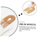 Healvian 4 Pairs Transparent Heel Pad Insoles for Women & Men - Silicone Plantar Heel Cups for Overpronation & Comfort - Half Shoe Accessories - Buy Online on GoSupps.com