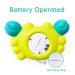 Aycorn Digital Baby Bath Thermometer - LED Fahrenheit Water & Room Temperature Monitor with Safety Warning - Infant Floating Bath Toy - Buy Online on GoSupps.com