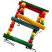 Wooden Climbing Ladder Toy for Small and Medium Birds - 12-Step Design for Parrots, Budgies, Cockatiels, Macaws, African Greys - VTurboWay - Buy Online on GoSupps.com