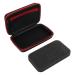 CHICIRIS Built-in Mesh Bag Drop Protection Shaver Storage Bag Hair Shaving Bag for QP2520/90/70(Black Red)