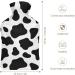 Cow Hot Water Bottle with Plush Cover Adult & Children's Hand Warmer | 26.5x15.3cm - International Shipping Available - Buy Online on GoSupps.com