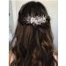 CASDRE Rhinestone Bride Wedding Headpiece Pearl Hair Accessories - Silver Bridal Headband for Women and Girls - Buy Online on GoSupps.com