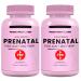 Research Labs Prenatal Vitamins for Women 2 Fer 1 Ad: 6X More Bioavailable Methylated Folate Folic Acid MTHF 5 | Supports Brain Development, Healthy Growth 60 Count (Pack of 2)