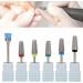 Nail Drill Bit Multifunctional Nail Drill Bit Set Nail Drill Bits Multifunctional Nail Drill Bits Tungsten Steel 5 in 1 Nail Polishing Grinding Head Manicure Tool (Silver) - Buy Online on GoSupps.com