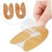 FRCOLOR 2 Pairs Transparent Heel Pads - Silicone Heel Cushion & Elevator Insoles for Women & Men Shoes - Buy Online on GoSupps.com