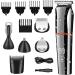 Barber Scissors & Hair Clippers for Men - KM5898 All-in-One Electric Grooming Kit with Digital Display - Buy Online on GoSupps.com