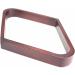 Brybelly Billiard Ball Rack Set - Diamond and Triangle Pool Racks - Mahogany Stain Wood - Official Regulation Size Table Accessories - Buy Online on GoSupps.com