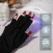 Hsathoac Manicure Gloves UV Protection Nail Art Skin Care UV Shield Gloves Professional UPF50+ UV Protection Gloves for Gel Nail Lamp Anti UV Gloves for Protect Hands from UV Light Lamp Dryer - Buy Online on GoSupps.com